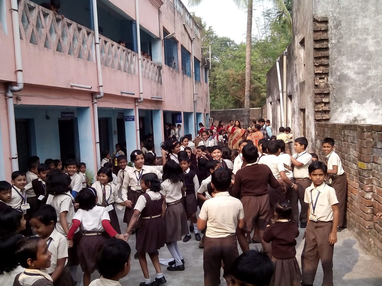 Students Playing